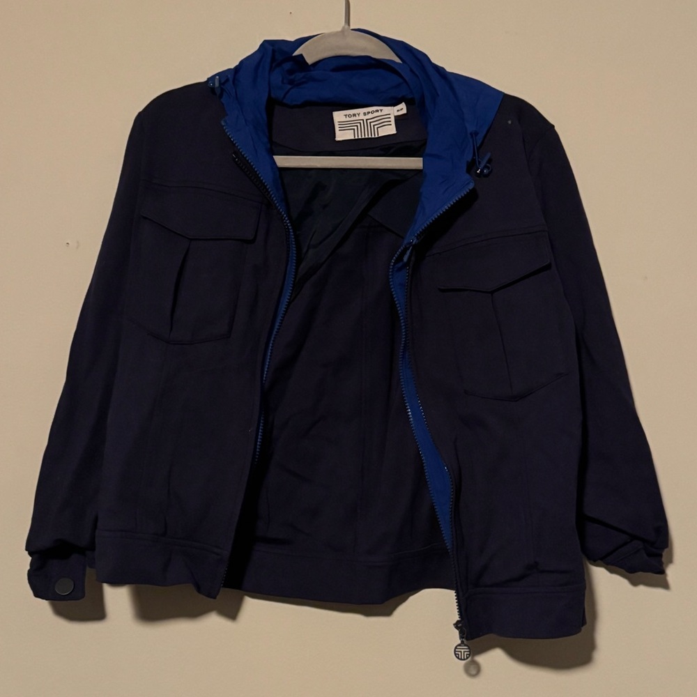 GUC Tory Sport Dark Blue Jacket with Detachable Hood